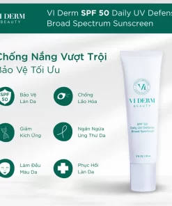 Kem chống nắng Vi Derm SPF 50 Daily UV Defense Broad Spectrum Sunscreen (59ml)2)
